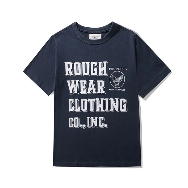 Harajuku Broken heart – Amekaji Vintage Cotton Printed T Shirt Men 2023 Spring Summe