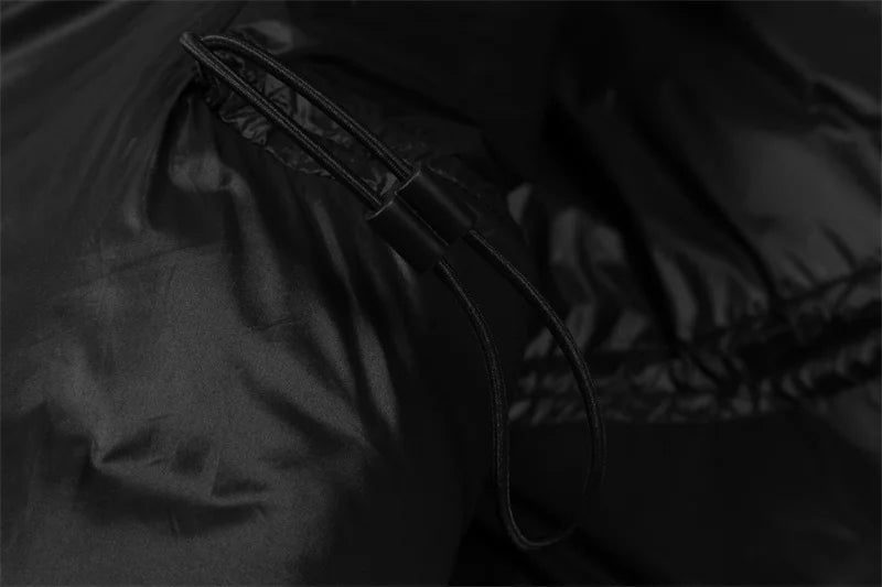 casual layering jacket featuring kanye 2023 new high quality fashion high street plastic 3d cotton coat black blue design – premium quality jacket for men