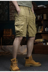 summer cargo shorts mens loose five pocket multi pocket outdoor motorcycle camouflage pants mens shorts unique cargo style 976