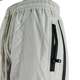 three dimensional adhesive zipper splicing functional patchwork cargo trousers mens high street vibe thin nylon cargo pants unique cargo style 1961
