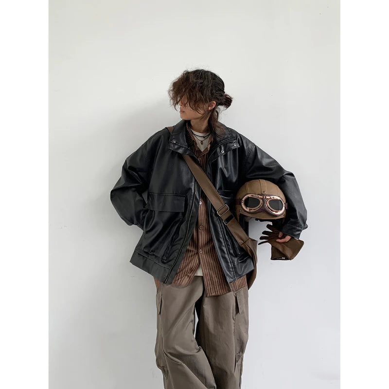 retro baseball bomber, daily drip outerwear, casual outfit