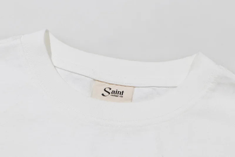 Y2K Graphic Tee – Newest Saint T Shirts Letter Pattern Tops Tee Men Woman Spri – Urban Streetwear for Men & Women