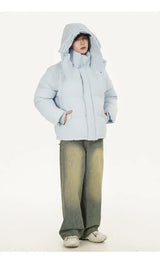 grunge winter jacket, layered citywear - oversized graphic apparel for edgy looks