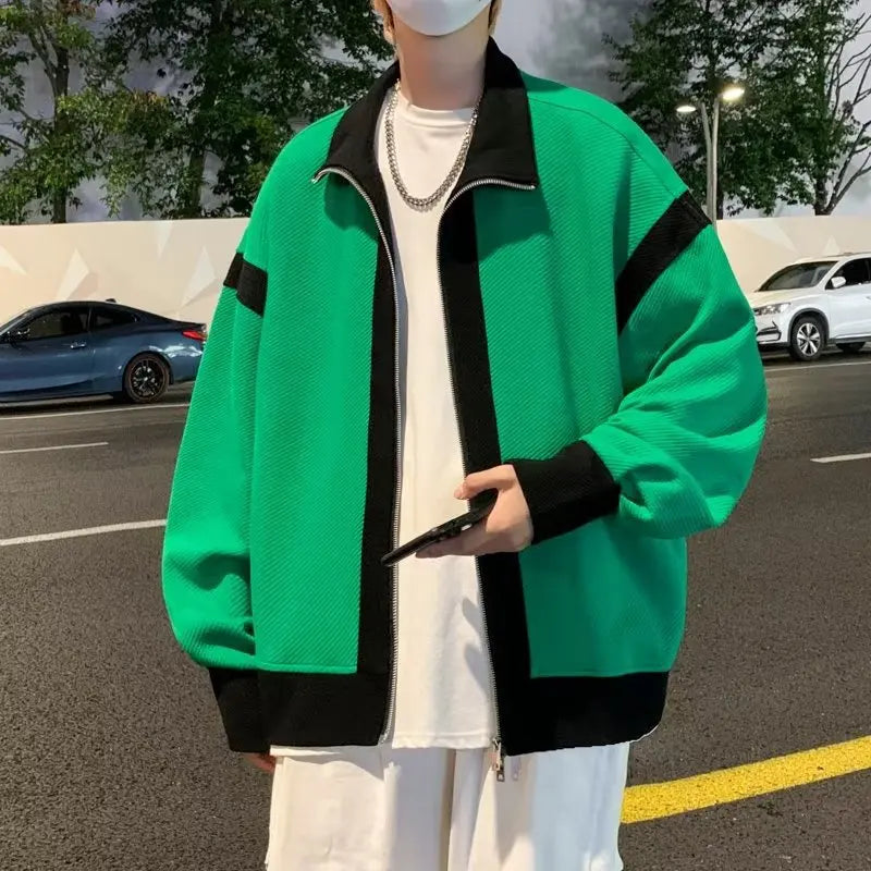 graphic winter jacket, 2025 streetwear trend, cool weather