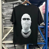 Glitchcore Fashion – High Quality Ih Nom Uh Nit T Shirt Masked Men Letter Printin – Urban Streetwear for Men & Women