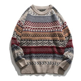 varsity knit sweater with retro streetwear styling for fall and winter outfits, ideal for men’s fashion and seasonal streetwe