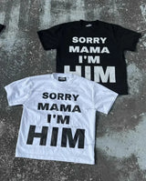 Sadcore Oversized shirt – American Fashion Trend Brand Letter Pattern Oversized T Shir