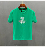 Cyberpunk Melting smiley – High Texture 2023 New Mens Fashion Letter Printed Bear Rhine