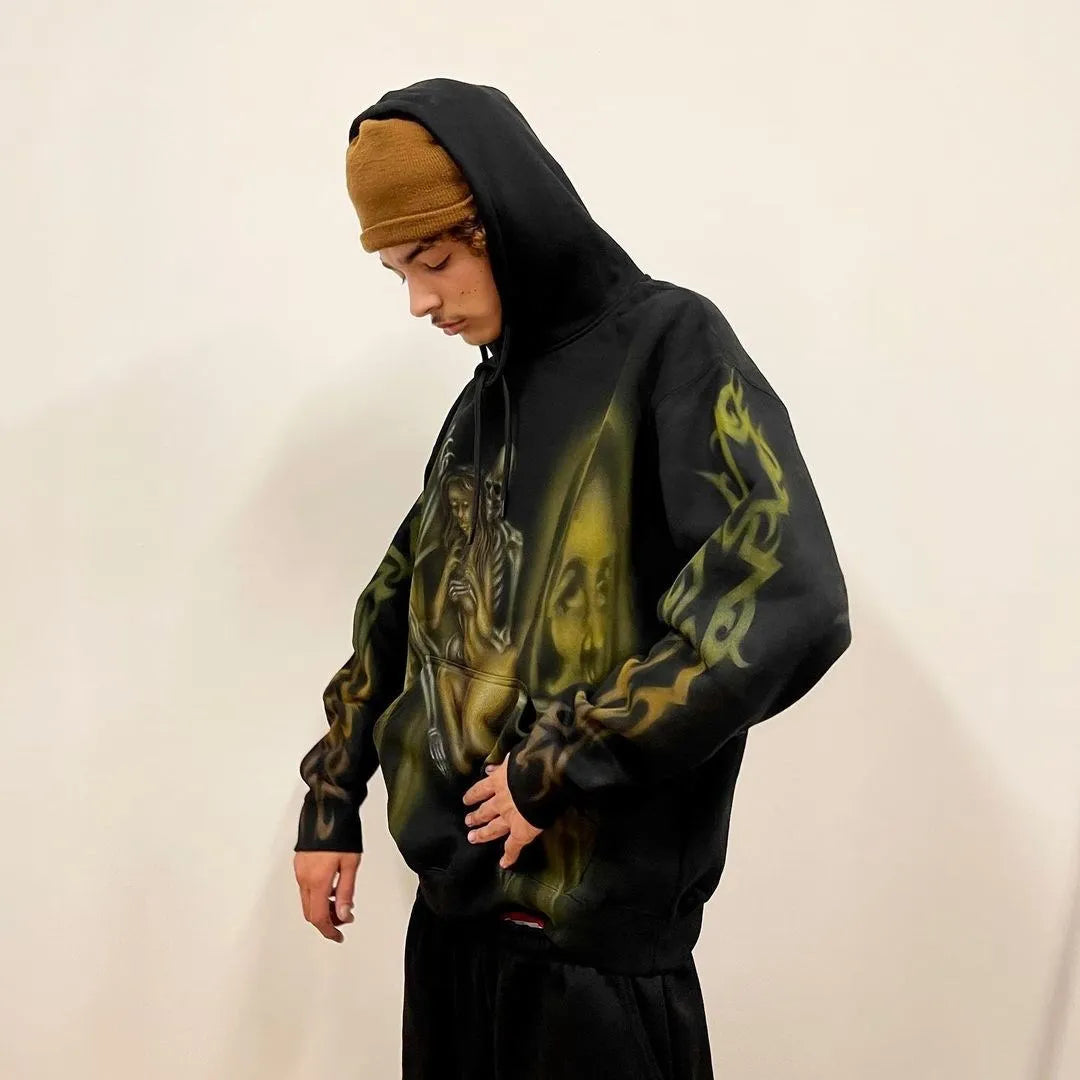Y2K Womens Clothing Hoodies Sweatshirt Long Sleeve Pullover High Stree