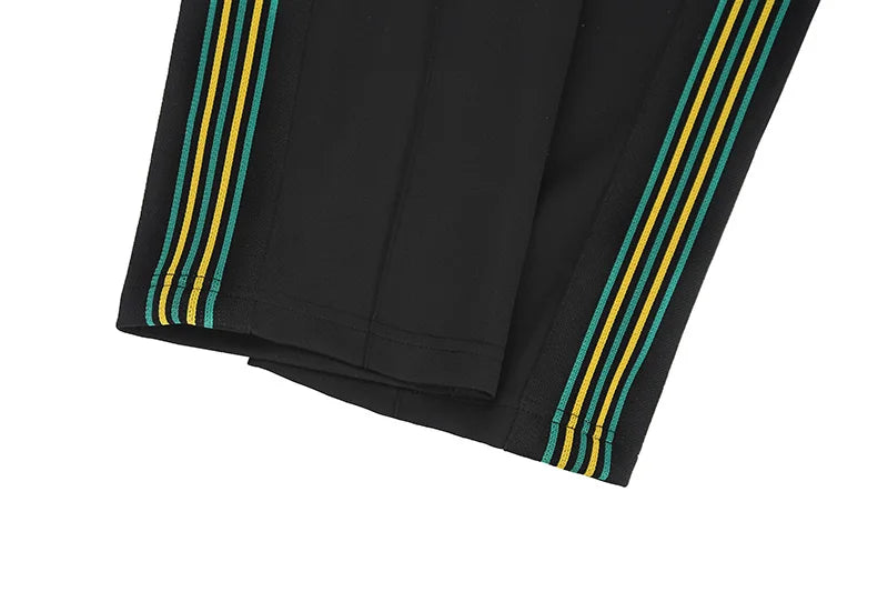 tie xiuhong high quality men woman pants chaopai versatile side edge weaving stripe embroidery loose joggers sweatpants unique joggers style 5082