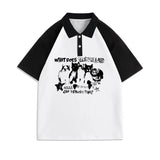 Harajuku Graphic tee – Summer American Street Men And Women Trendy Personalized Cat