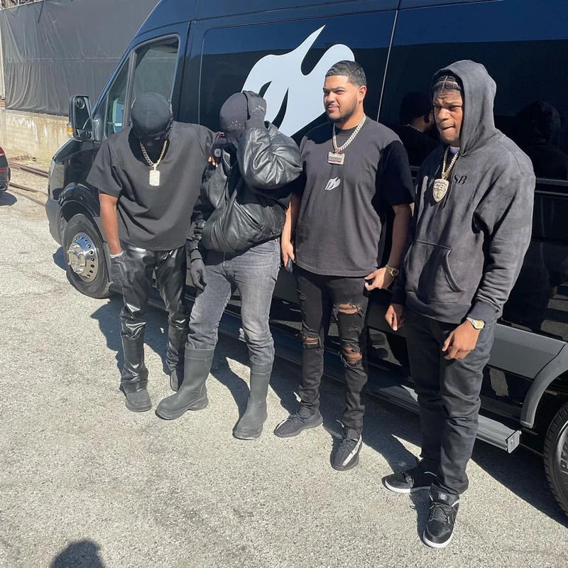 Glitchcore Oversized shirt – Frog Drift Fashion Streetwear Cpfm Kanye West Ye Black Donda
