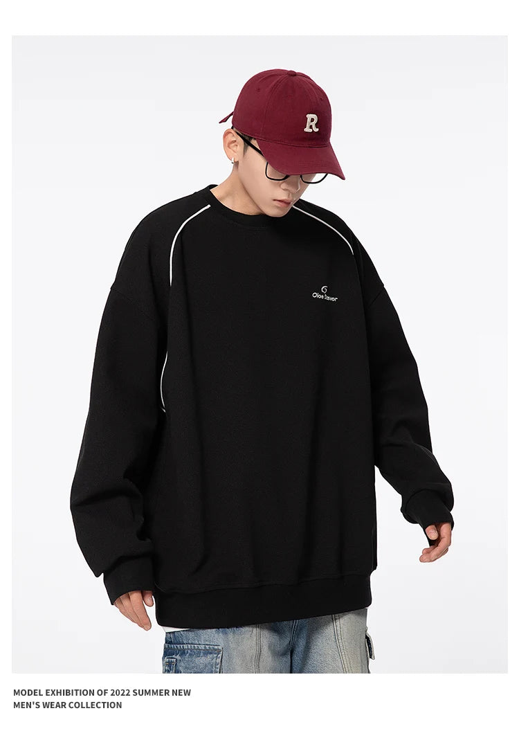 2025 Spring Autumn Sweatshirt Men Women Streetwear Fashion Loose Casua