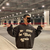 Autumn Winter New 2024 Vintage American Long Sleeved Hoodie Mens Heavy