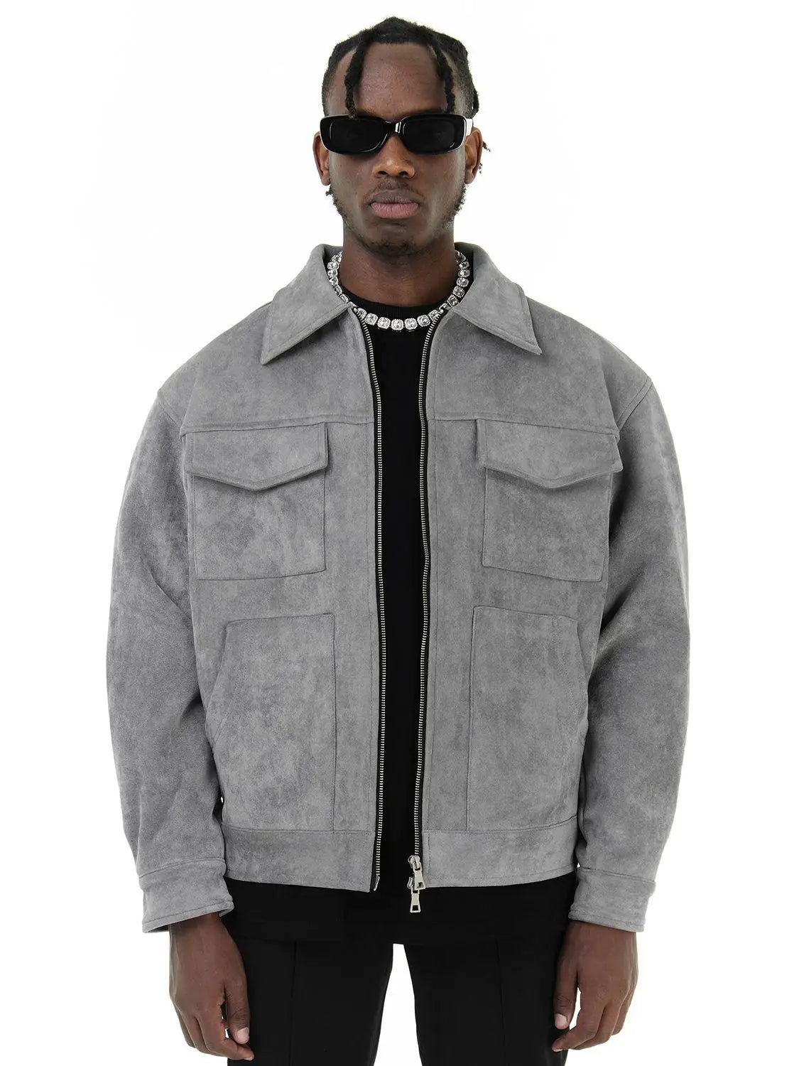 checkered bomber jacket, daily drip essential, men's streetwear fashion, oversized urban jacket, high quality cold-weather co