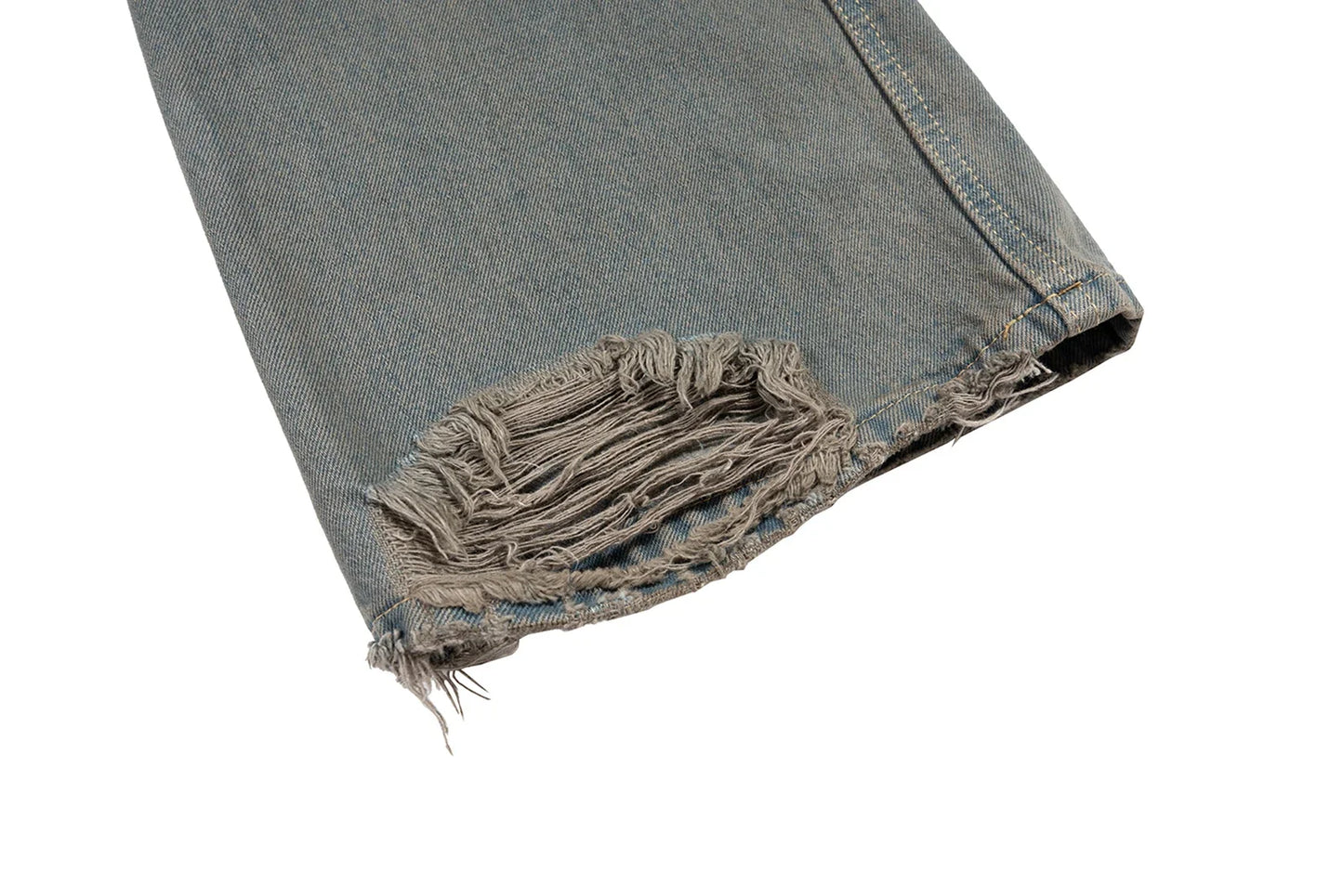 grey green damaged micro flared jeans mens straight streetwear y2k ropa hombre baggy denim trousers oversized casual cargo pants unique cargo style 1229