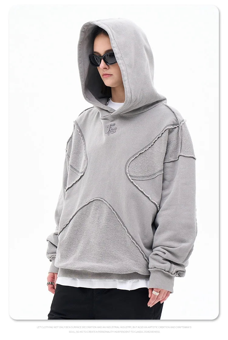 Reverse Design Process Solid Color Hoodie | Viral Graphic Hoodie Drop