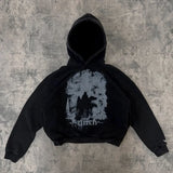 oversized flame jumper with bold print, ideal for photo-ready Y2K streetwear layering, street fashion menswear trend for seas