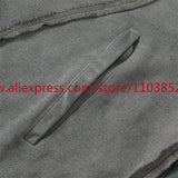 2024 Autumn Winter Vintage Heavy Weight Washed Hooded Long Sleeved Swe