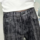 mens streetwear fashion hip hop vibe casual retro tie dyed denim pant jeans cityboy black gray straight jeans trousers unique jeans style 3047