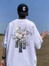 Harajuku Vintage anime – Chinese Style Graphic Short Sleeve T Shirts Mens Fashion