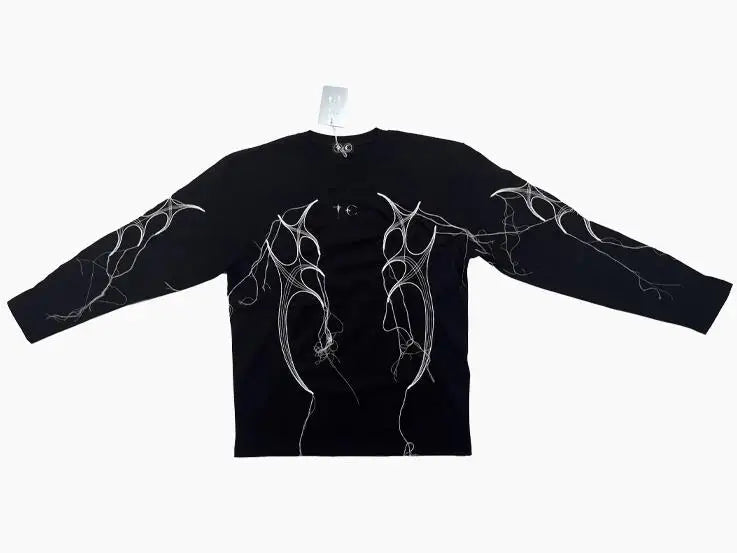 Vaporwave Fashion – New Arrival 2024 Men Thug Club Tassels T Shirts T Shirt – Edgy Streetwear for All Genders