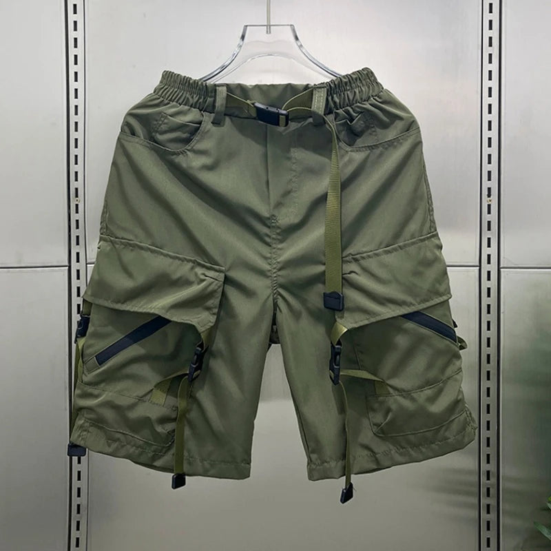 mens shorts loose large size multi pocket overalls summer cotton comfortable cargo pants outdoor casual sports beach pants unique cargo style 1578