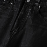 hi street flared jeans men broken patchwork denim pants streetwear harajuku luxury designer black jeans trousers male vintage washed jeans