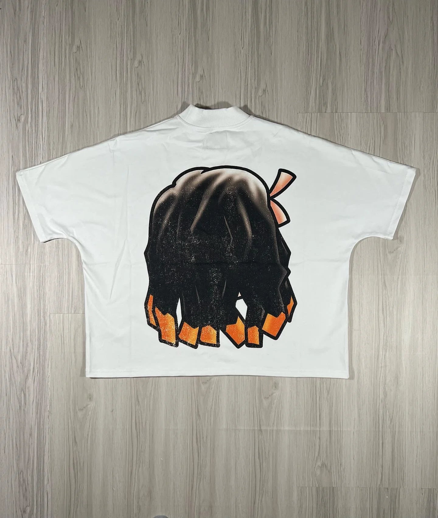 urban anime graffiti tee with pastel burst and manga explosion