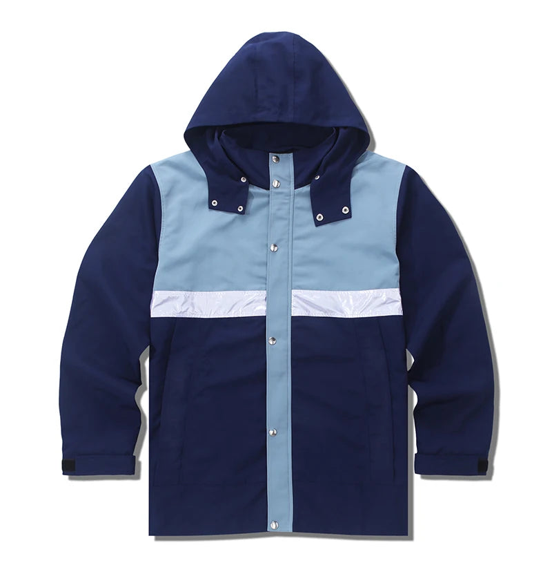 Graffiti quilted fleece zip-up windbreaker high fashion