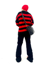 y2k knitted sweater, photo-ready sweater, cozy fashion fit, stylish street outfit, modern aesthetic appeal