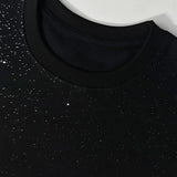 Trapwear Aesthetic piece – Mens T Shirt Shining Starry Sky Casual Interesting Printed T