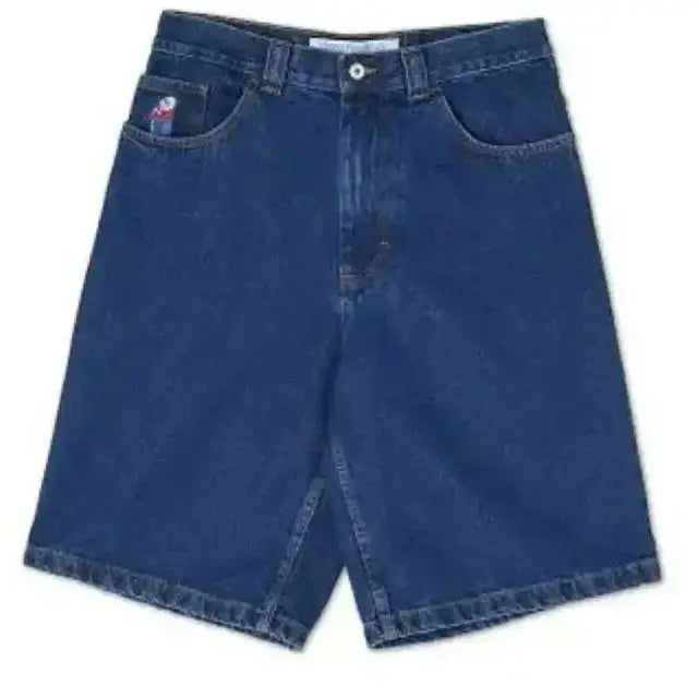 y2k polar skate big boy jeans gothic straight vintage skateboard wide leg denim pants embroidery blue loose jeans men clothing unique jeans style 3833