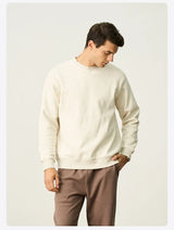 2024 New Autumn And Winter Blue Warm Fleece Fabric Sweatshirt Trendy M