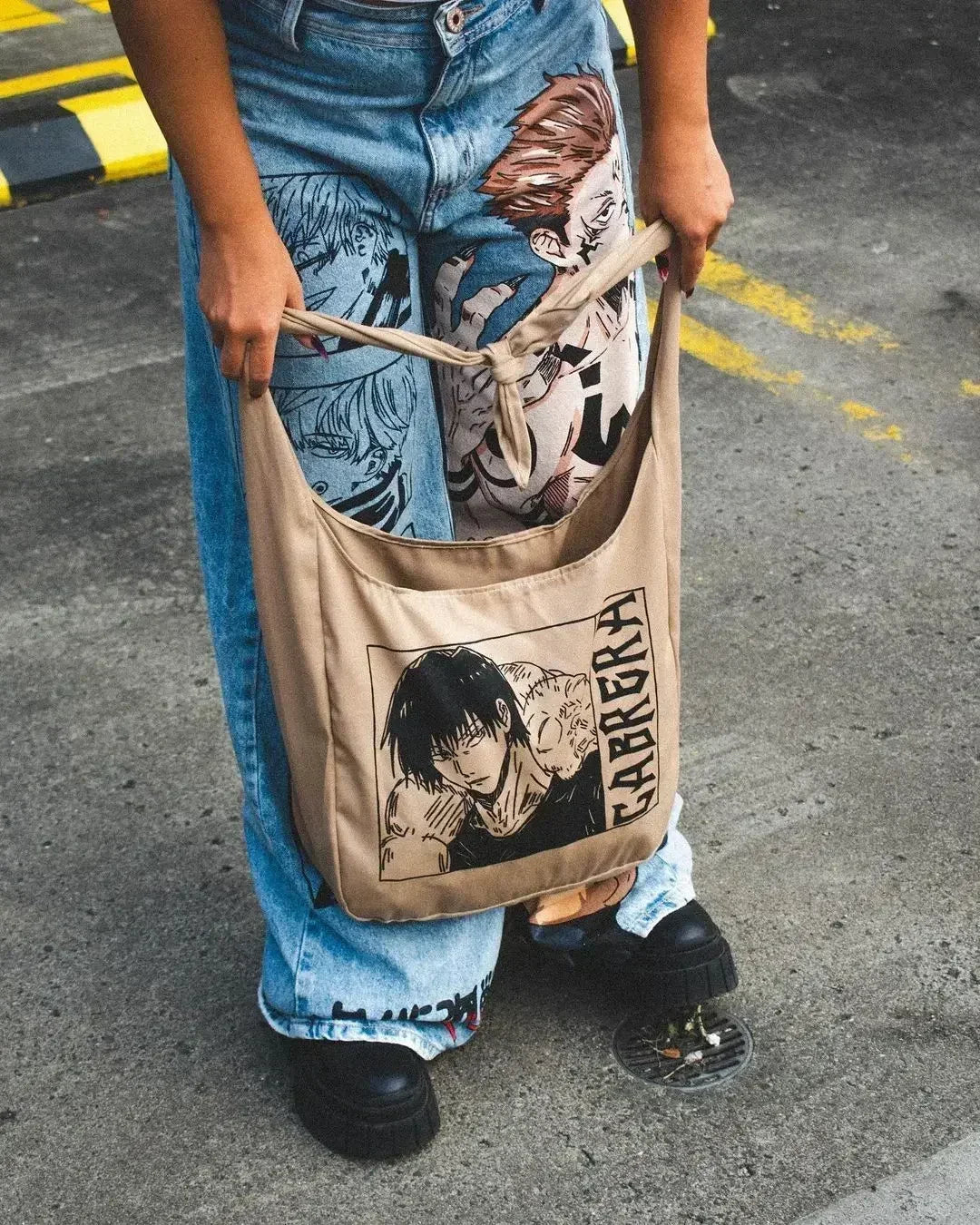 harajuku high street y2k baggy jeans punk popular print wide leg denim pants jeans streetwear trouser men clothing unique jeans style 2182