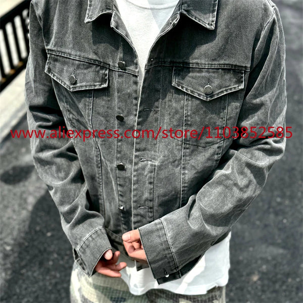 fashion essential streetwear unisex casual design hop premium hip fit high style style material image - everyday 409cae graphic urban print fall-new-american-heavyweight-vintage-mens-denim-jacket-high-quality-tops-oversize-fashionable-and-versatile-clothing-collar oversized wear quality streetwear design ID 870d1