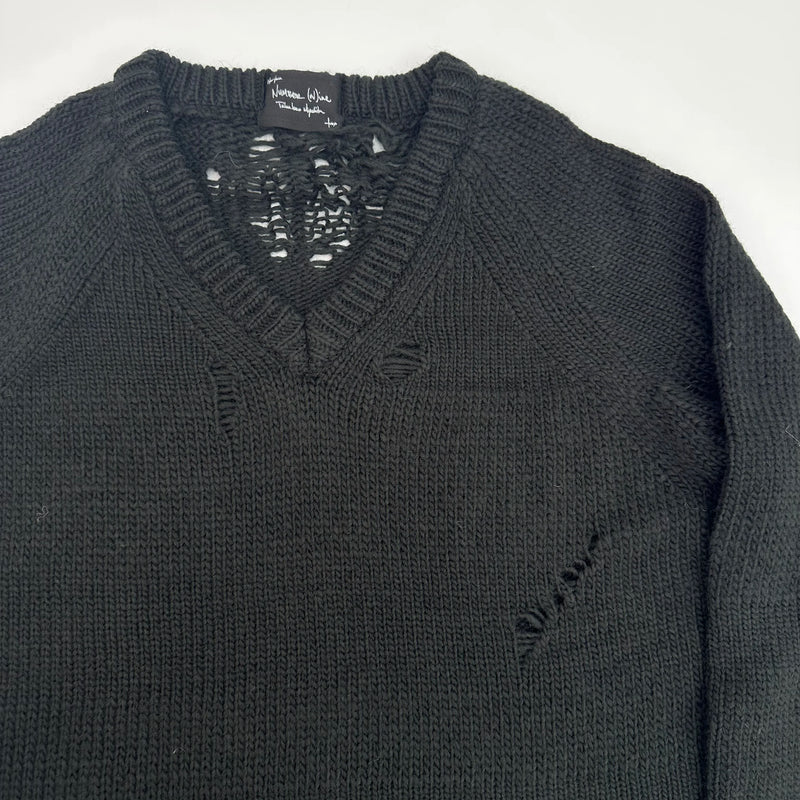 new 2023 men luxury gentleman classic number nine i am sick knit casual sweaters pullover asian plug size high drake 206 aesthetic street look hoodie, urban wear with bold artwork, high quality cotton pullover