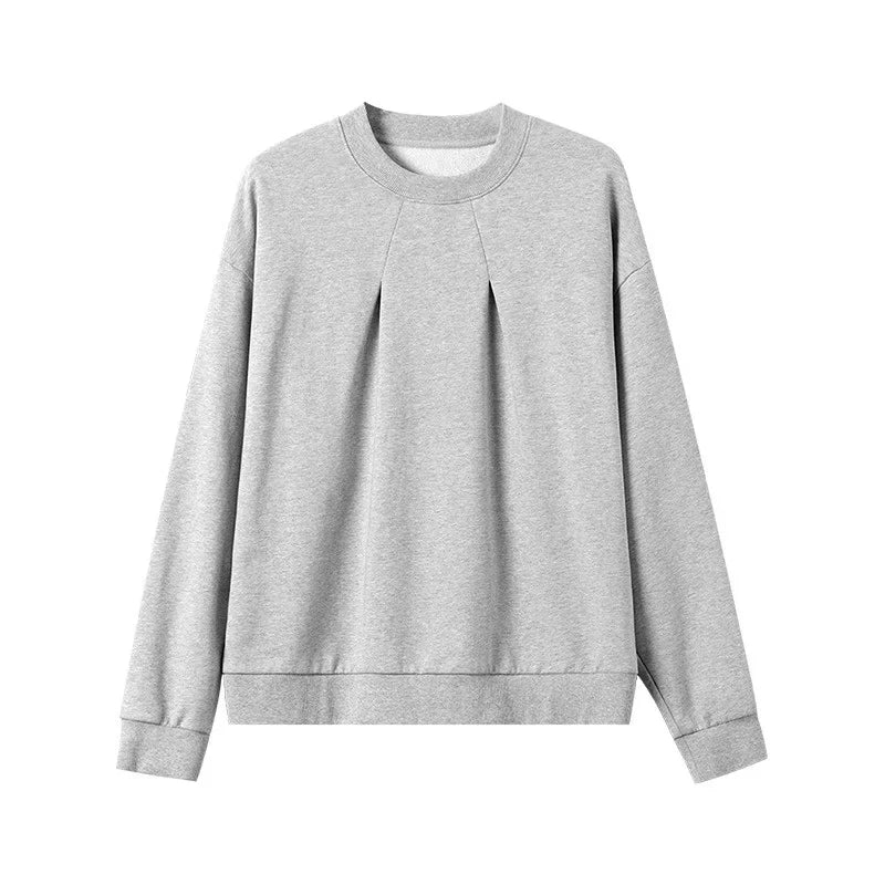 2024 Korean Fashion Crewneck Sweatshirts For Men Casual Design Pullover Y2K