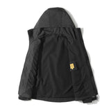 Bomber minimalist hooded parka windbreaker zip-up