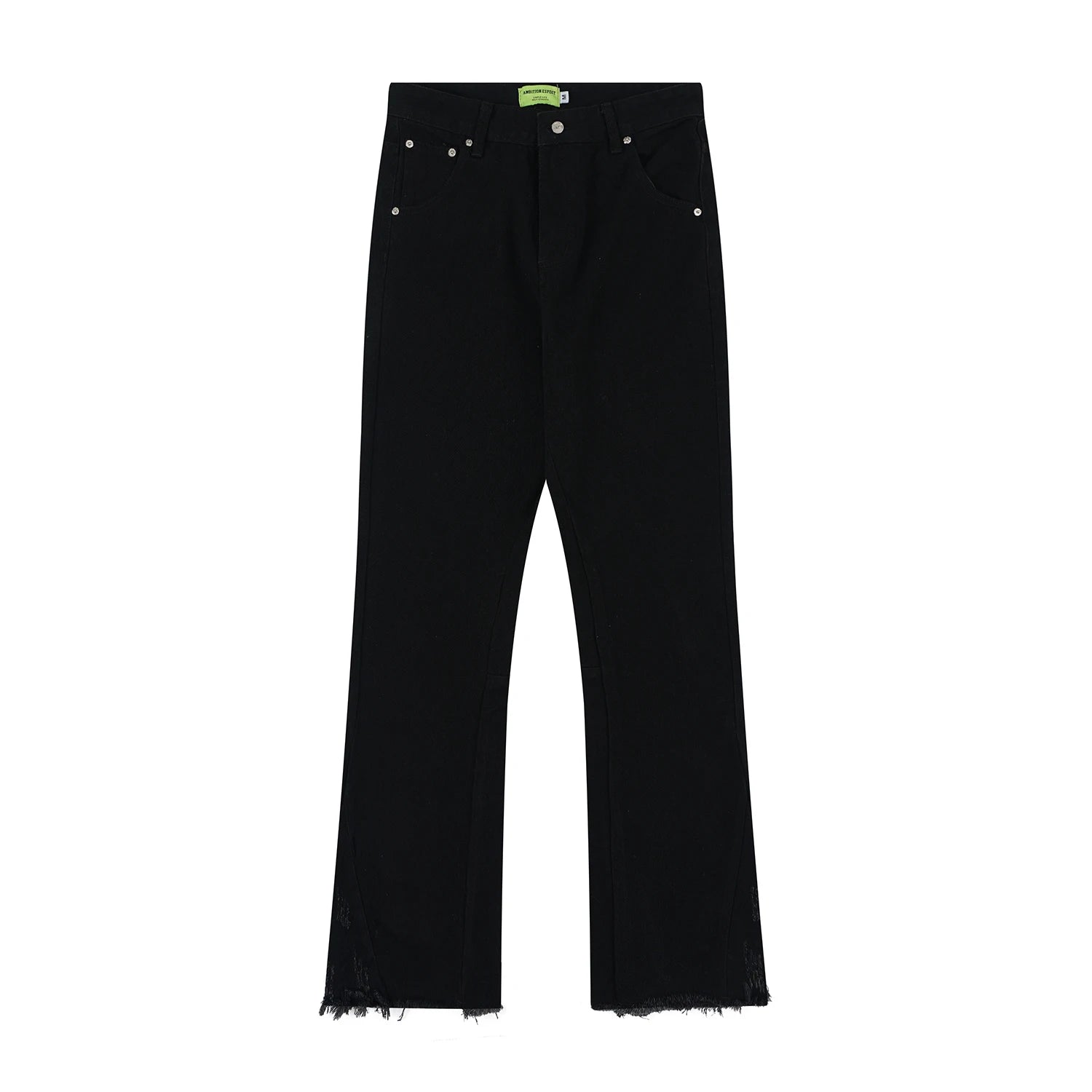 high street micro flare denim pants slim white jeans overall mens fashion casual vibe relaxed solid color washing jeans pants unique jeans style 2011