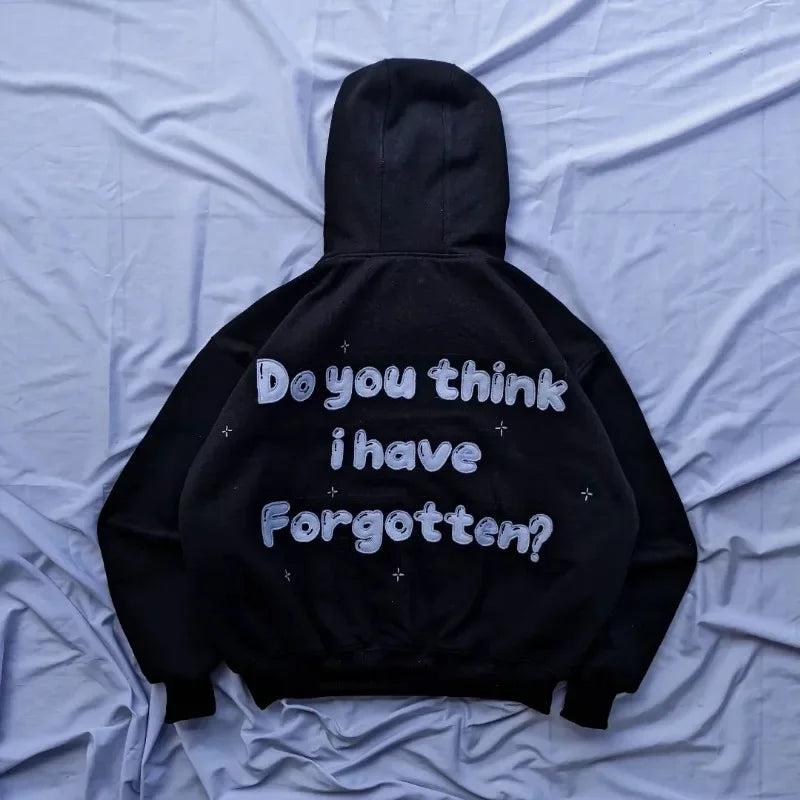 European And American Fashion New Letter Printed Oversized Hoodie Wome