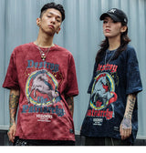 Sadcore Vintage t-shirt – 2023 Tshirt Streetwear Retro Tie Dyed House Graphic T Shirts