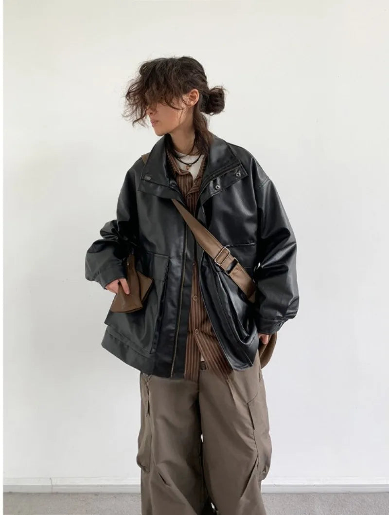 retro baseball bomber, daily drip outerwear, casual outfit