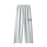 american fashion letter hip hop wide leg pants mens y2k streetwear baggy straight pantalones hombre new gym sports trousers unique default style 514