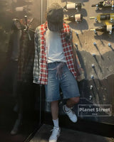harajuku y2k short baggy jeans palm print graphic pants men fashionstyle denim streetwear gothic sweatpants shorts men clothing unique joggers style 5563