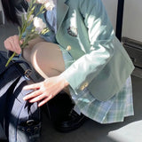Japanese Korean Student Short Sleeve Sexy Jk Uniform Set High School Clothes Pleated Skirt Girl Seifuku Dress Cosplay Schoolgirl