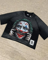 Gothic Graphic tee – Gothic Punk Hip Hop Rock Clothing Skull Anime Print Oversize