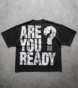Neo Gothic Dim Series Loose Letter Printed Large Pattern Shirt Cotton Shirt High Street Y2K Professional Choice Gothic Mens Wear