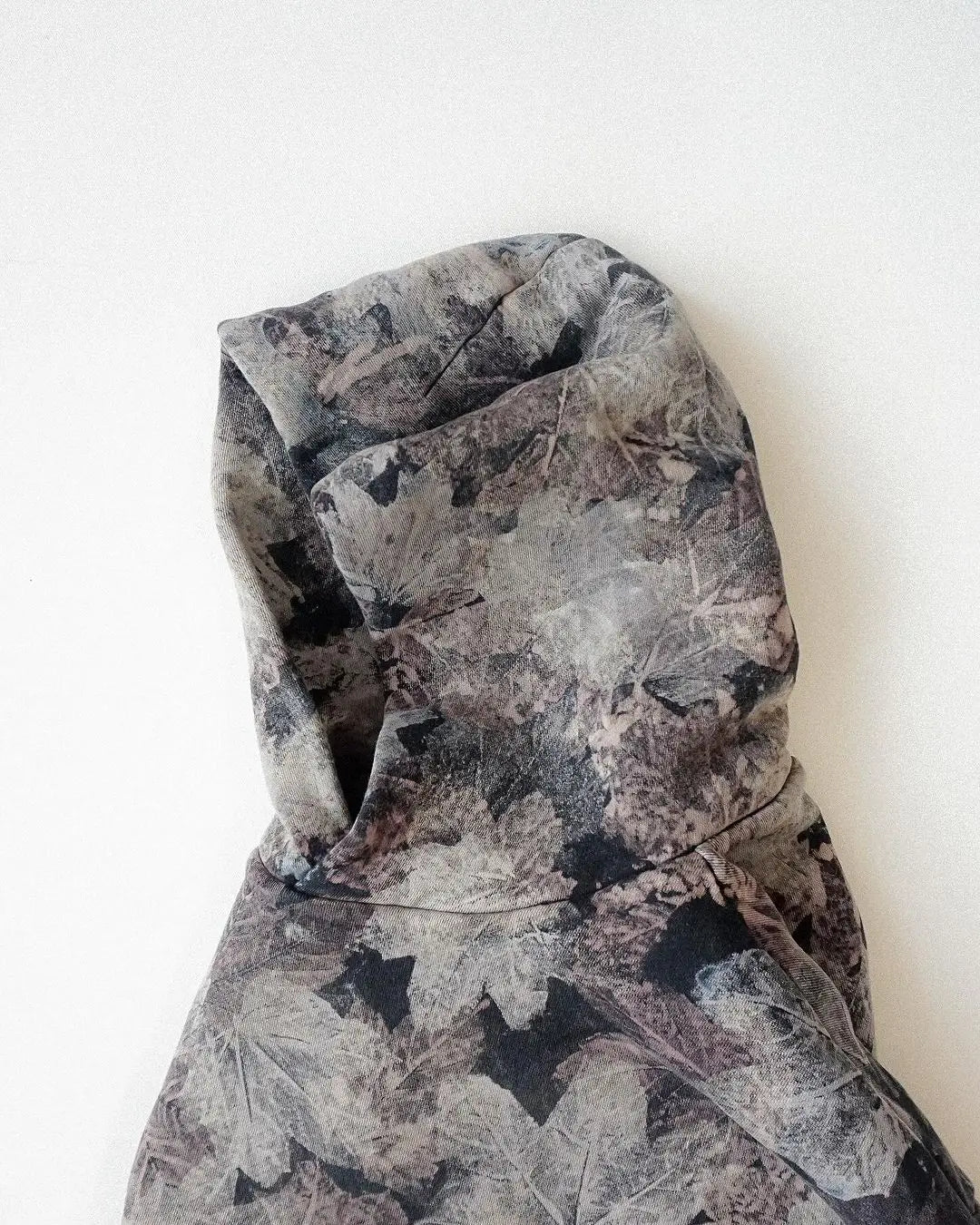 High Street Harajuku New Camouflage Leaf Pattern Hoodie Y2K Sweatshirt