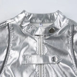 Quilted bomber oversized parka hooded streetwear